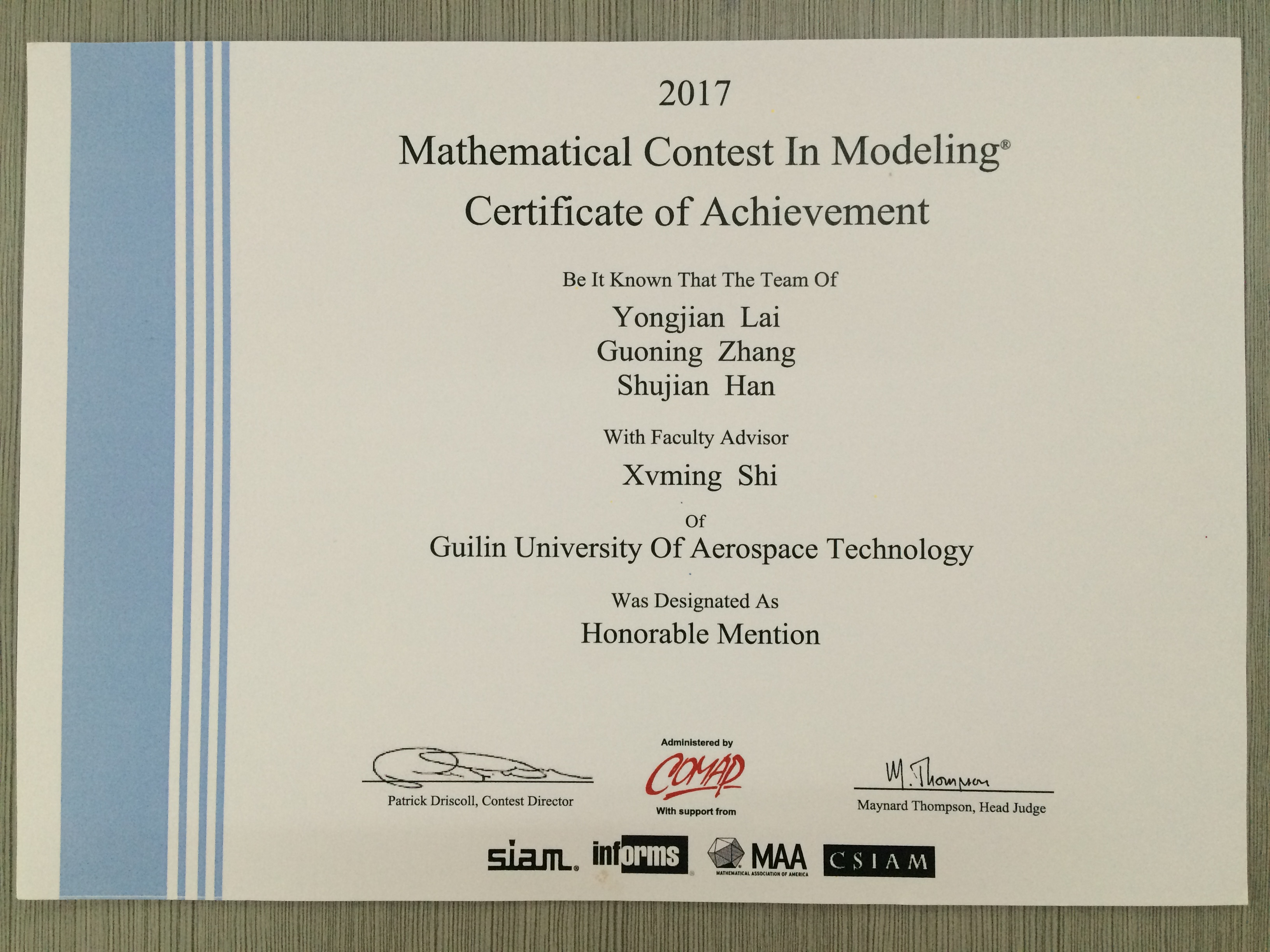 2017美国老员工数学建模竞赛二等奖2